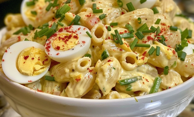Deviled Egg Pasta Salad
