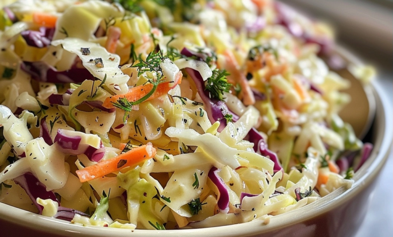 The Perfect Coleslaw Recipe for Crisp, Creamy Delight