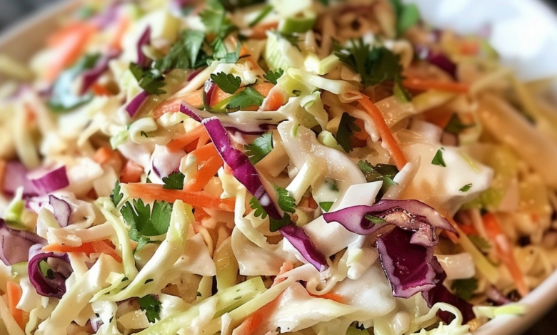 The Best Ever No Mayo Vinegar Coleslaw Recipe
