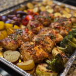 Sheet Pan Garlic Butter Chicken and Veggies