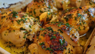 Oven Roasted Garlic Butter Chicken Recipe