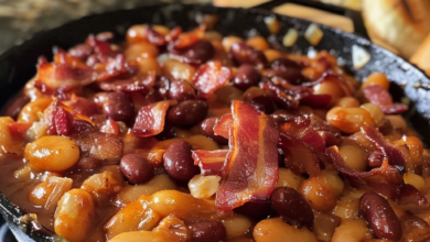 Southern-Style Baked Beans with Bacon