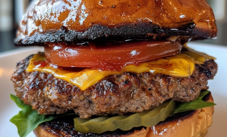 Homemade Ground Beef Burger Patties
