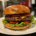 Homemade Hamburgers Juicy and Delicious: A Flavorful Feast