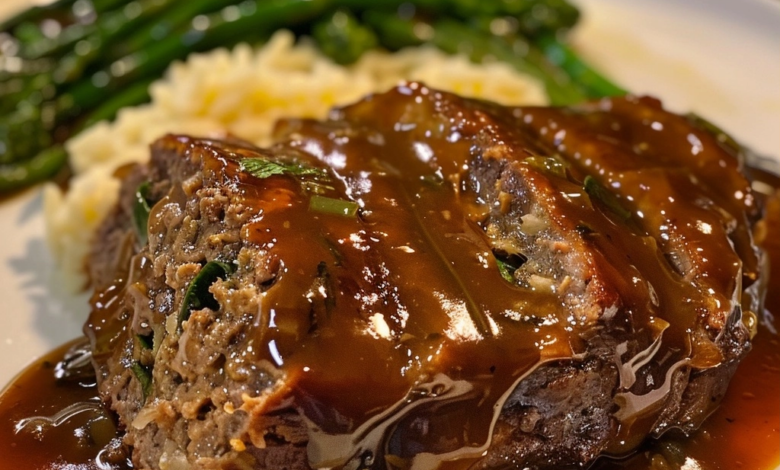Classic Meatloaf with Brown Gravy: A Hearty Comfort Classic