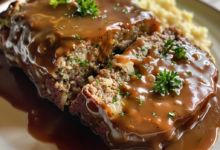 Classic Meatloaf with Brown Gravy Recipe