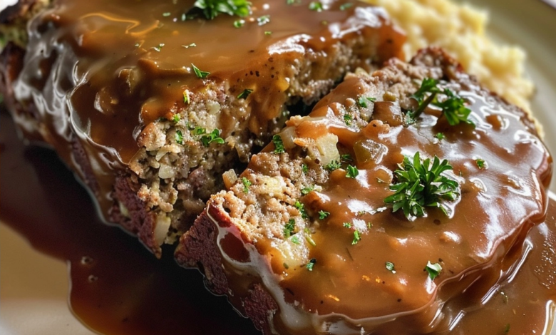 Classic Meatloaf with Brown Gravy Recipe