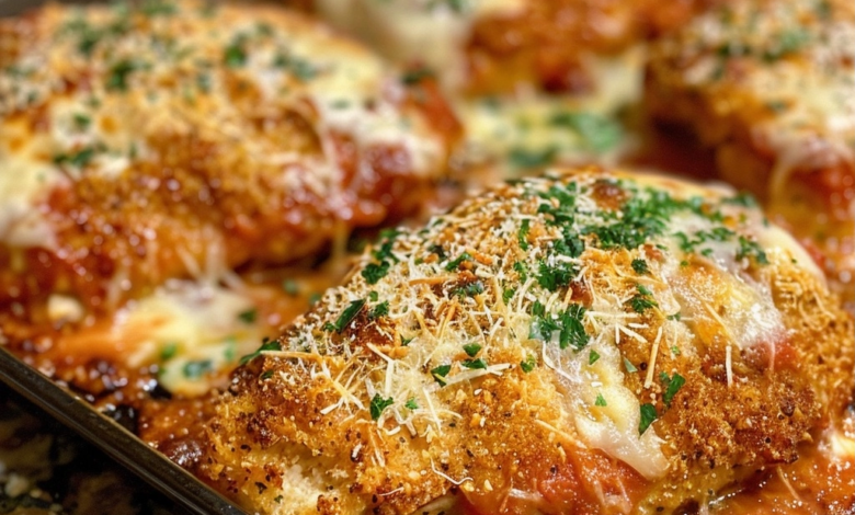 OVEN BAKED CHICKEN PARMESAN