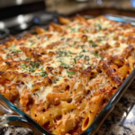 Chicken Parmesan Baked Ziti Recipe