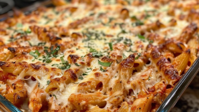 Chicken Parmesan Baked Ziti Recipe
