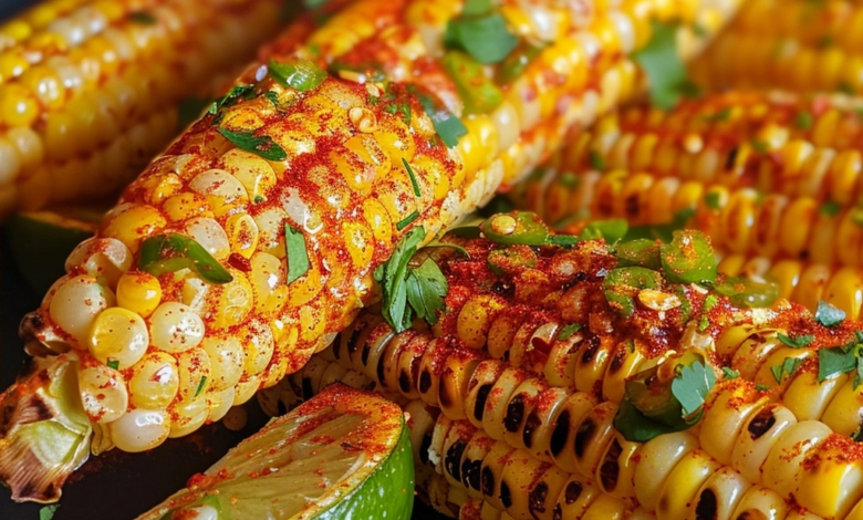 Grilled Corn with Chili Lime Butter