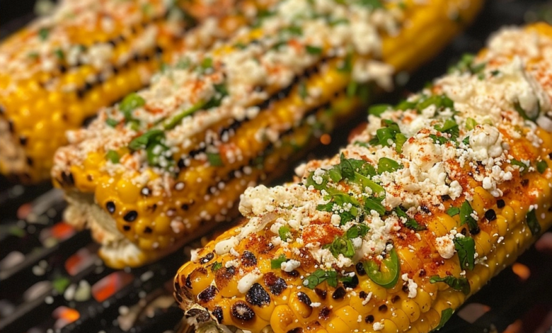 Elote Mexican Grilled Corn Recipe | Smoky Street Corn Treat