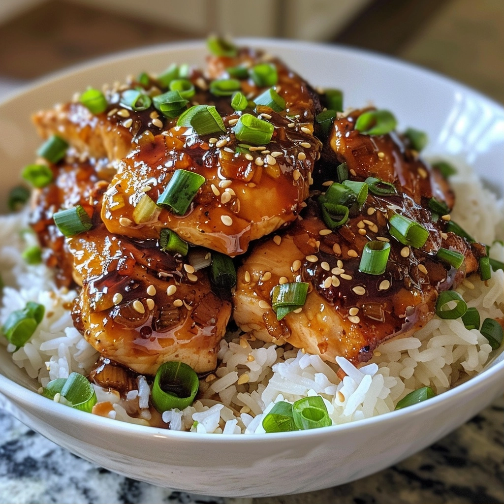 Baked Honey Garlic Chicken with 5 Ingredient Sauce