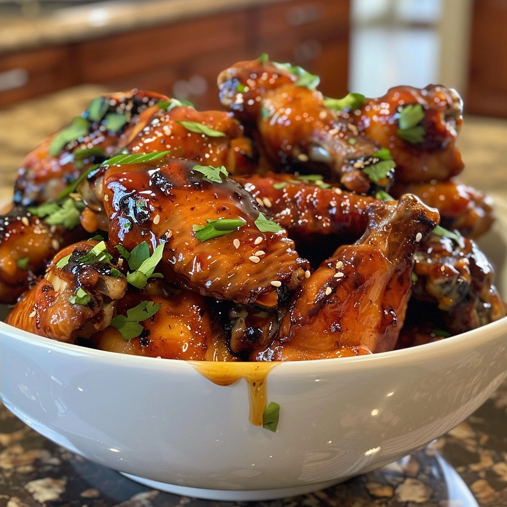 Sweet Honey Garlic Chicken Wings: A Sticky Savory Delight