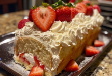 Strawberry Shortcake Cake Roll Recipe
