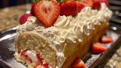 Strawberry Shortcake Cake Roll Recipe
