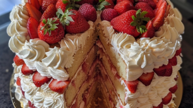 Strawberry Shortcake Layer Cake - Perfect for Every Occasion!