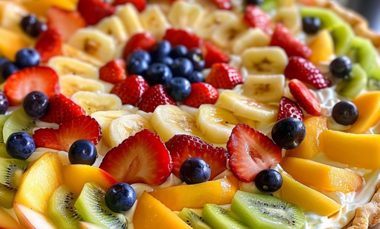 Easy Sugar Cookie Fruit Pizza Recipe
