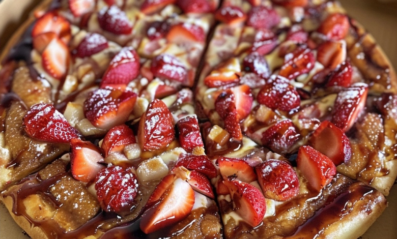 Glazed Strawberry Fruit Pizza: A Sweet Twist on Fresh Fruit Pizza