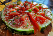 Watermelon Pizza Recipe: Sweet, Salty, and Refreshing