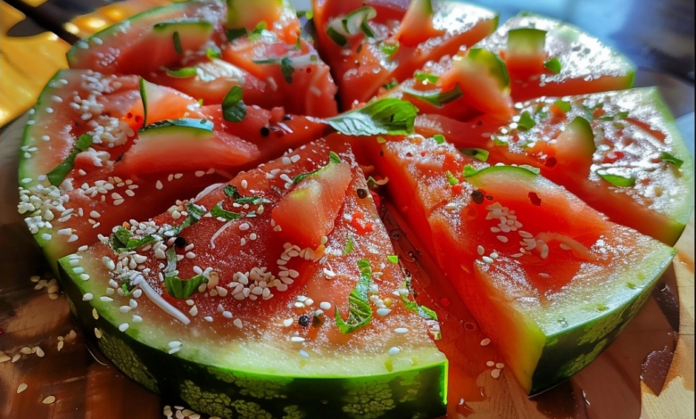 Watermelon Pizza Recipe: Sweet, Salty, and Refreshing