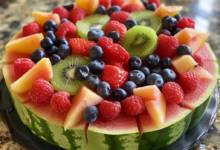 Healthy Watermelon Fruit Pizza: A Refreshing Summer Treat