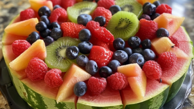 Healthy Watermelon Fruit Pizza: A Refreshing Summer Treat
