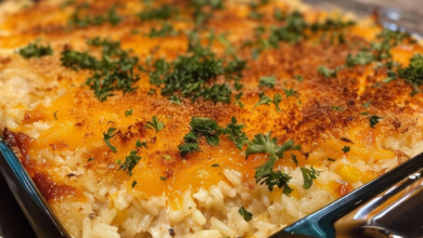 Cheesy Chicken and Rice Casserole Recipe