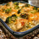 Cheesy Broccoli Chicken and Rice Casserole: A Creamy Comfort Dish