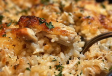 Easy Chicken and Rice Casserole with Creamy Flavor