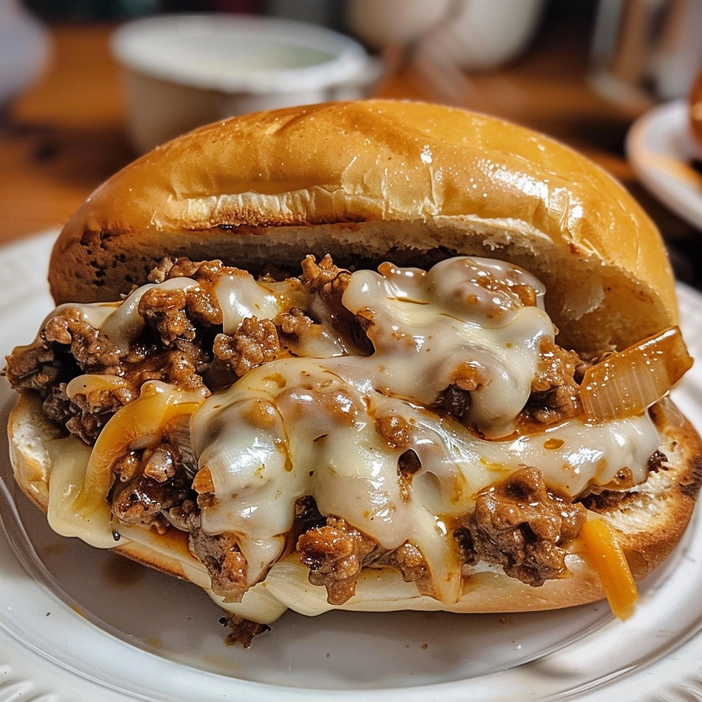 Philly Cheese Steak Sloppy Joes Recipe