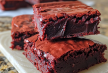 Fudgy Red Velvet Brownies: Rich, Moist, and Flavorful
