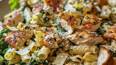 Chicken Caesar Pasta Salad Recipe for Weeknight Dinners
