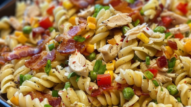 Chicken Bacon Ranch Pasta Salad Recipe