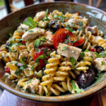 Greek Chicken Pasta Salad Recipe for Easy Lunches