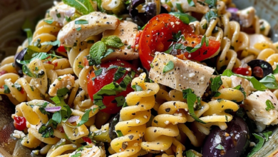 Greek Chicken Pasta Salad Recipe for Easy Lunches