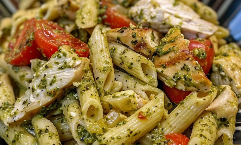 Pesto Chicken Pasta Salad: A Refreshing Healthy Meal