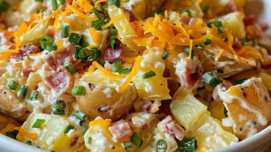 Loaded Baked Potato Salad for Summer Gatherings
