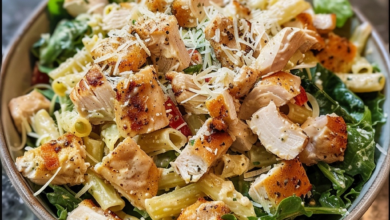 Chicken Caesar Pasta Salad for Your Next Gathering