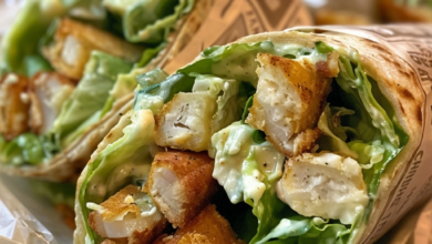 Caesar Salad Wrap Recipe for Quick Healthy Lunches