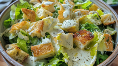 Caesar Salad with Homemade Dressing for Every Occasion