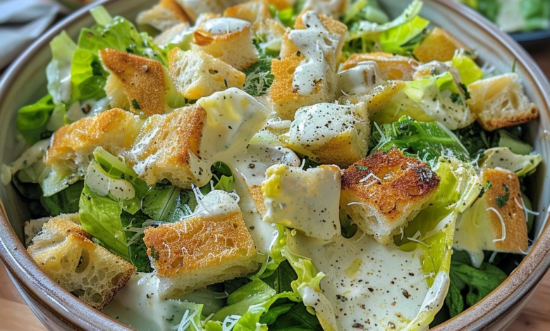 Caesar Salad with Homemade Dressing for Every Occasion