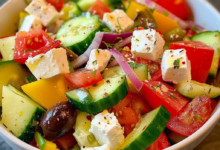 Healthy Greek Salad with Feta: Authentic Recipe