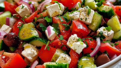 Fresh Mediterranean Greek Salad Recipe for Healthy Eating