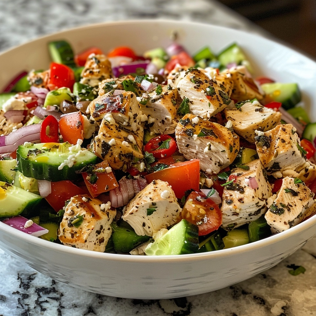 Greek Chicken Salad Recipe for Fresh Healthy Meals