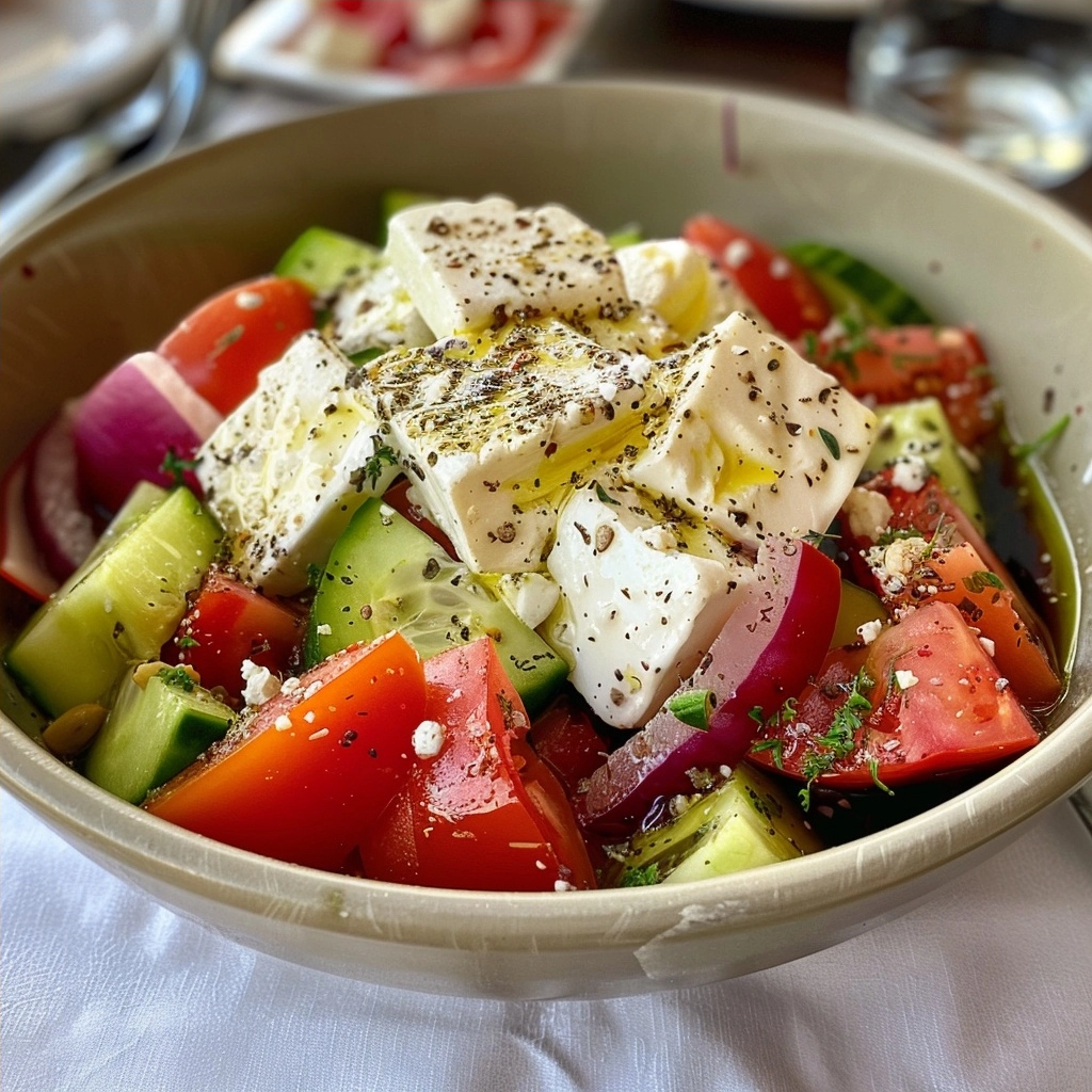 Traditional Greek Village Salad Recipe for Authentic Flavor