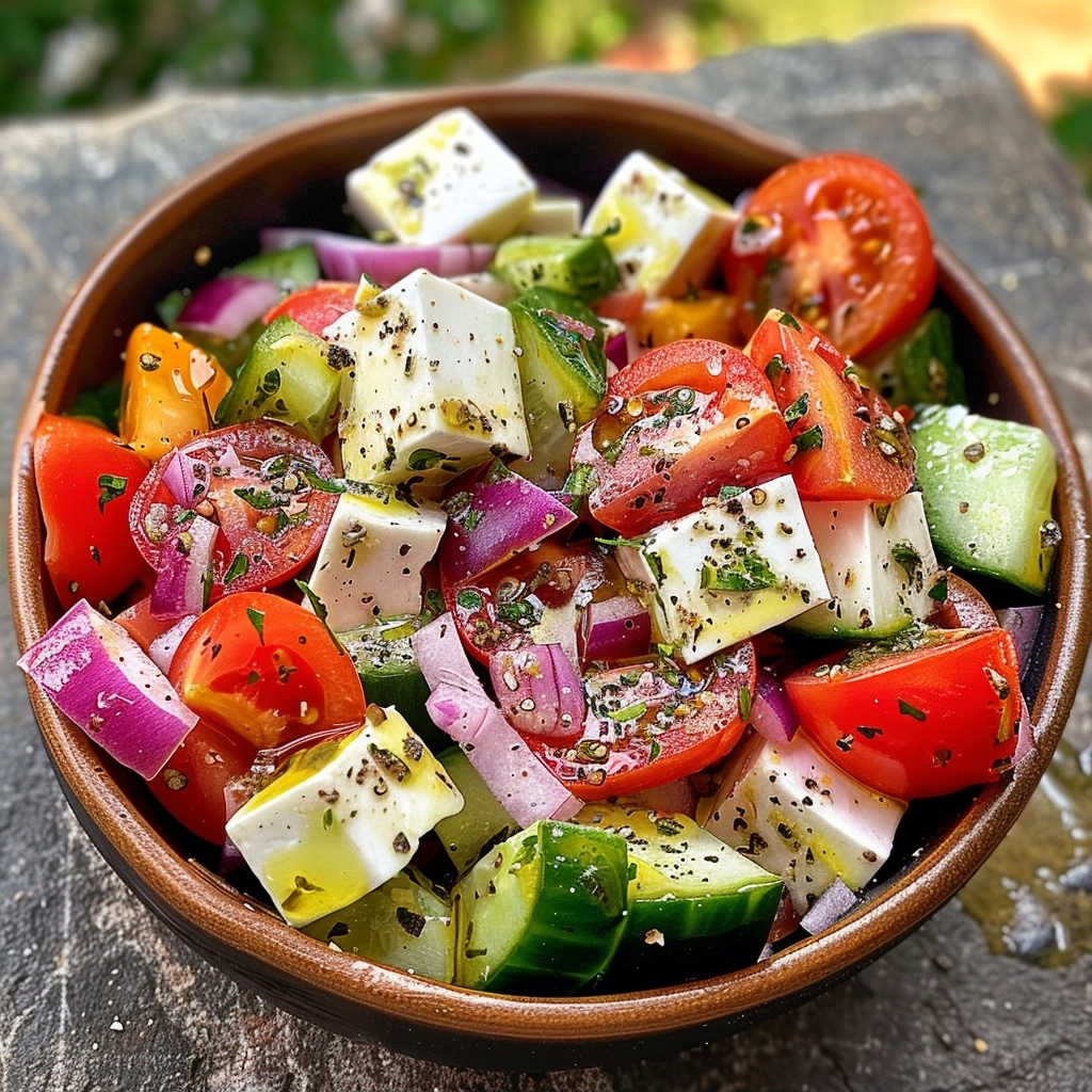 The Best Homemade Greek Salad Recipe