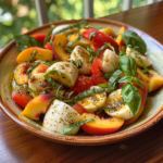 Peach Caprese Salad Recipe for Summer