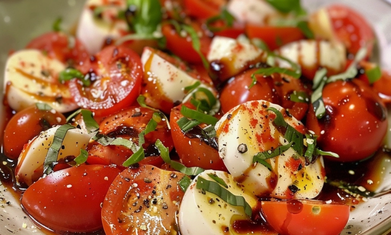 Cherry Tomato Caprese Salad: A Simple Fresh Recipe