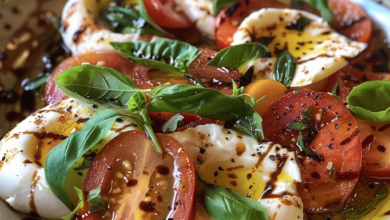 Burrata Caprese Salad: A Creamy Twist on Classic Flavors